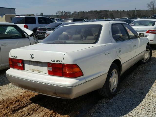 JT8BH28F2W0103210 - 1998 LEXUS LS 400 WHITE photo 4