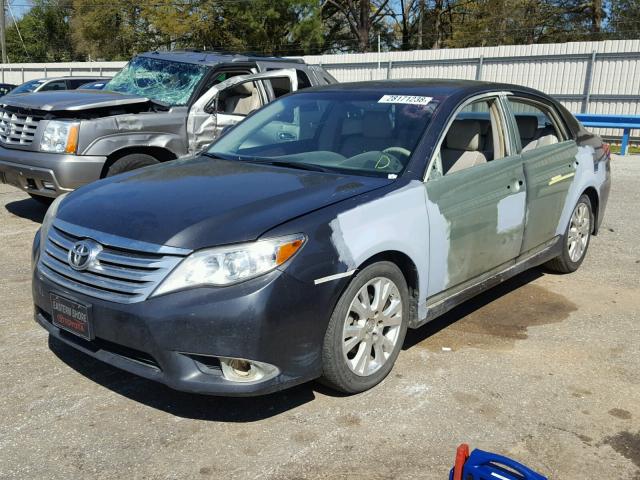 4T1BK3DB6BU393770 - 2011 TOYOTA AVALON BAS GRAY photo 2