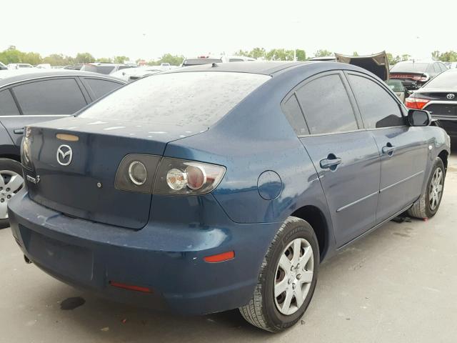 JM1BK12F881817684 - 2008 MAZDA 3 I BLUE photo 4