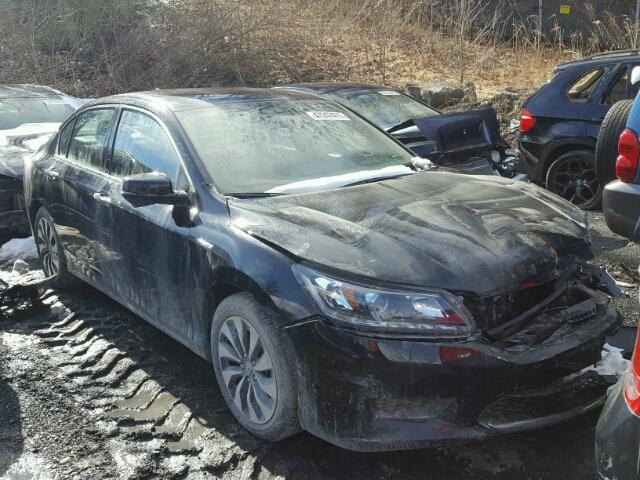 1HGCR6F30FA014170 - 2015 HONDA ACCORD HYB BLACK photo 1