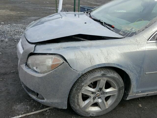 1G1ZH57B994223253 - 2009 CHEVROLET MALIBU 1LT BLUE photo 9
