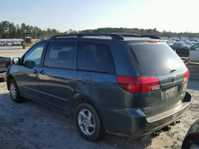 5TDZA23C24S066087 - 2004 TOYOTA SIENNA CE GREEN photo 3