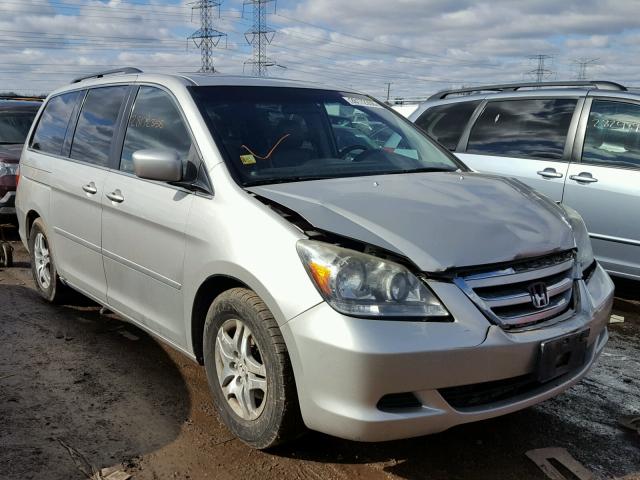 5FNRL38656B429170 - 2006 HONDA ODYSSEY EX SILVER photo 1