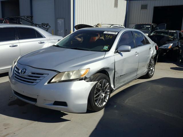 4T1BE46K67U515075 - 2007 TOYOTA CAMRY NEW SILVER photo 2