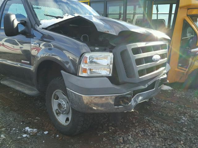 1FTWF31P25EC22054 - 2005 FORD F350 SRW S GRAY photo 10