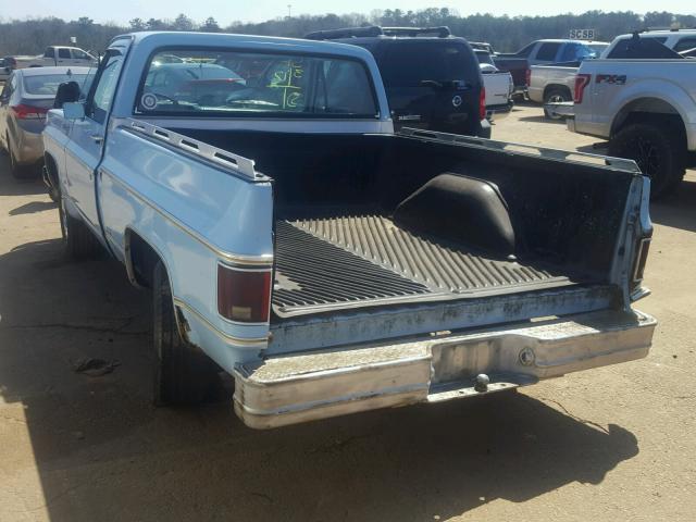 CCU147A187160 - 1977 CHEVROLET C10 BLUE photo 3