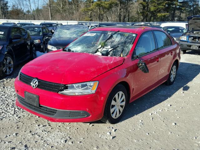 3VW2K7AJ8CM415651 - 2012 VOLKSWAGEN JETTA BASE 红色 照片 2