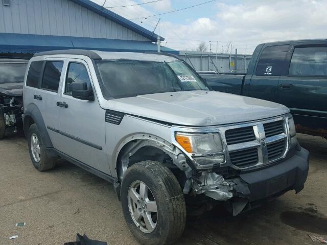 1D8GU28K77W529331 - 2007 DODGE NITRO SXT SILVER photo 1