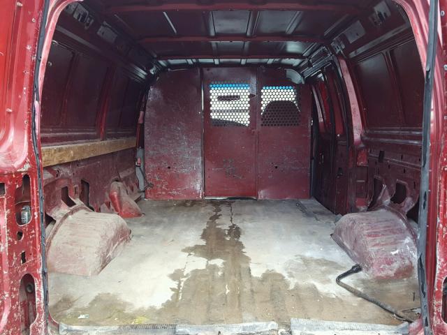 1FTNE24242HB24498 - 2002 FORD ECONOLINE RED photo 6