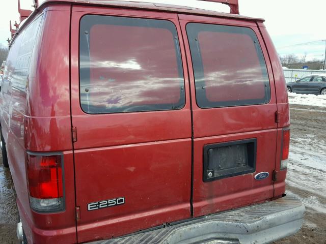 1FTNE24242HB24498 - 2002 FORD ECONOLINE RED photo 9