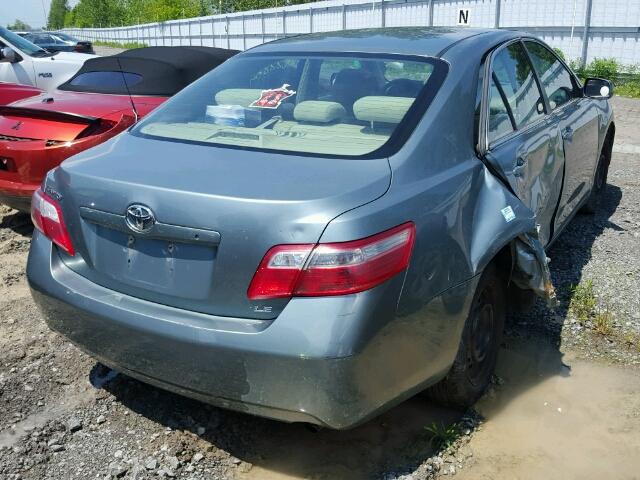 4T1BE46K07U692396 - 2007 TOYOTA CAMRY NEW GREEN photo 4