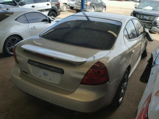 2G2WP552481164837 - 2008 PONTIAC GRAND PRIX GOLD photo 4