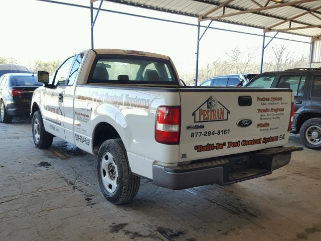 1FTRF12218KE93858 - 2008 FORD F150 WHITE photo 3