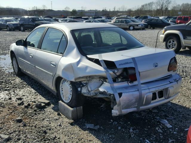 1G1ND52J92M709009 - 2002 CHEVROLET MALIBU SILVER photo 3