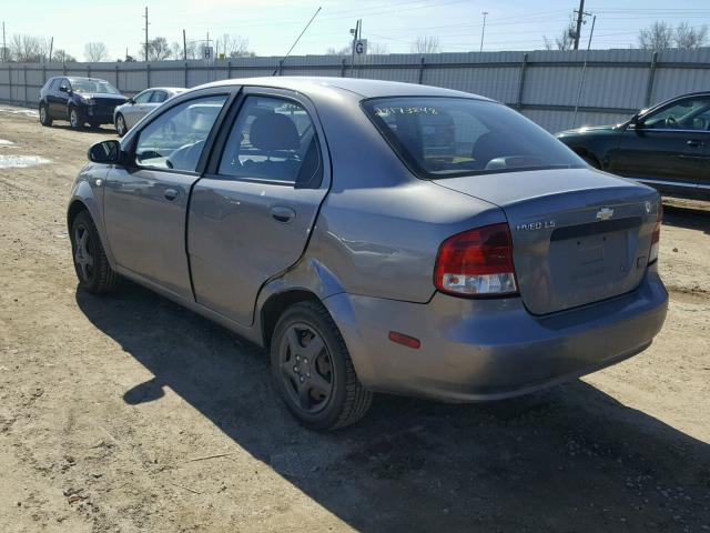 KL1TD56676B630967 - 2006 CHEVROLET AVEO BASE Boz foto 3