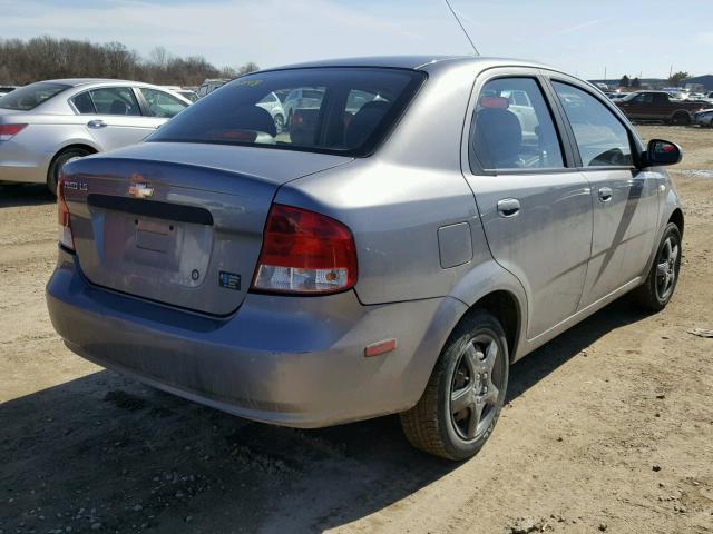 KL1TD56676B630967 - 2006 CHEVROLET AVEO BASE Boz foto 4