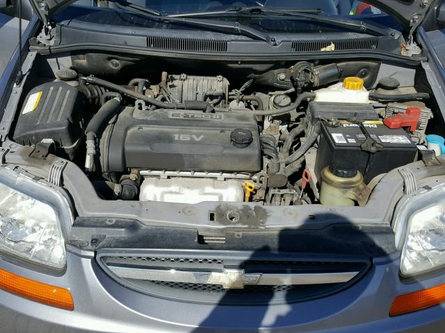 KL1TD56676B630967 - 2006 CHEVROLET AVEO BASE Boz foto 7
