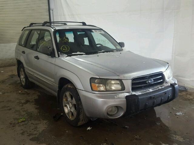 JF1SG65663H712061 - 2003 SUBARU FORESTER 2 SILVER photo 1