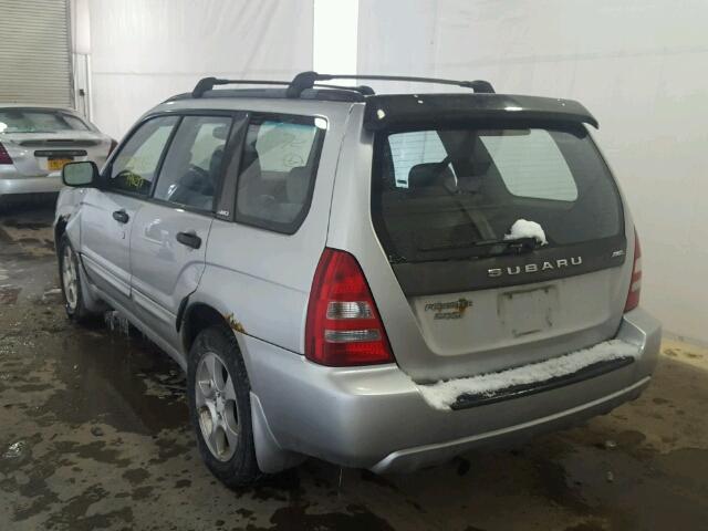 JF1SG65663H712061 - 2003 SUBARU FORESTER 2 SILVER photo 3