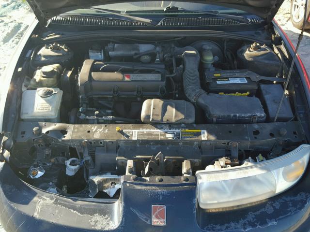 1G8ZG1271VZ327779 - 1997 SATURN SC2 BLUE photo 7