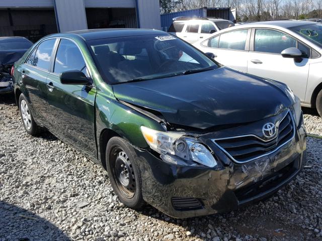 4T1BF3EK3AU527829 - 2010 TOYOTA CAMRY BASE GREEN photo 1