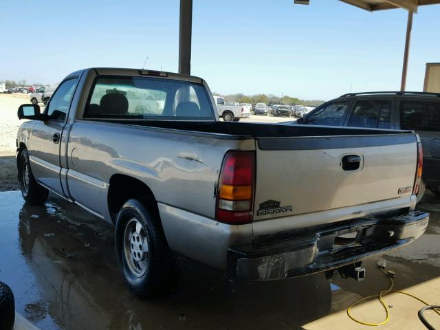 1GTEC14W9YE109959 - 2000 GMC NEW SIERRA BEIGE photo 3