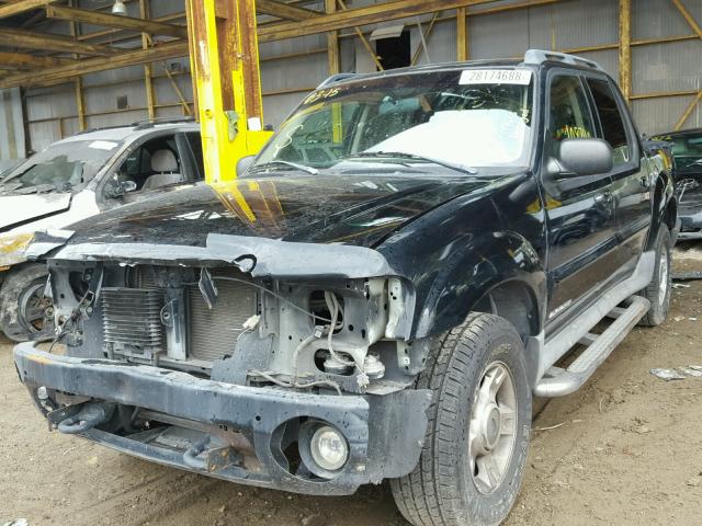 1FMZU67E42UC06705 - 2002 FORD EXPLORER S BLACK photo 2