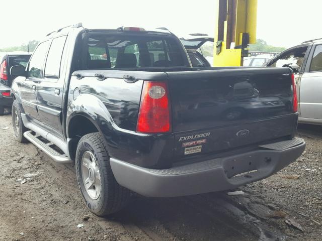 1FMZU67E42UC06705 - 2002 FORD EXPLORER S BLACK photo 3