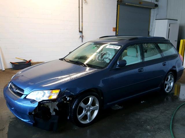 4S3BP616677327112 - 2007 SUBARU LEGACY 2.5 BLUE photo 2