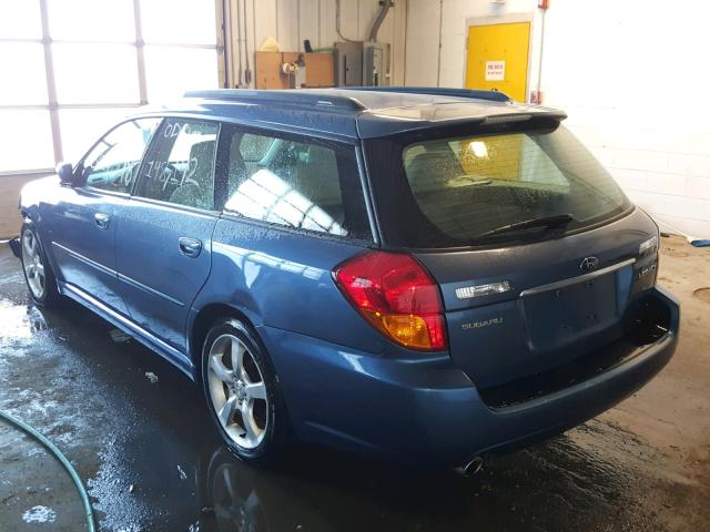 4S3BP616677327112 - 2007 SUBARU LEGACY 2.5 BLUE photo 3