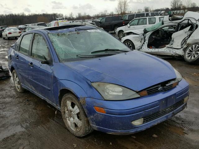 1FAFP38Z64W137981 - 2004 FORD FOCUS ZTS BLUE photo 1