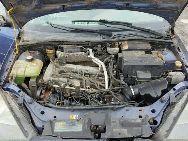 1FAFP38Z64W137981 - 2004 FORD FOCUS ZTS BLUE photo 7