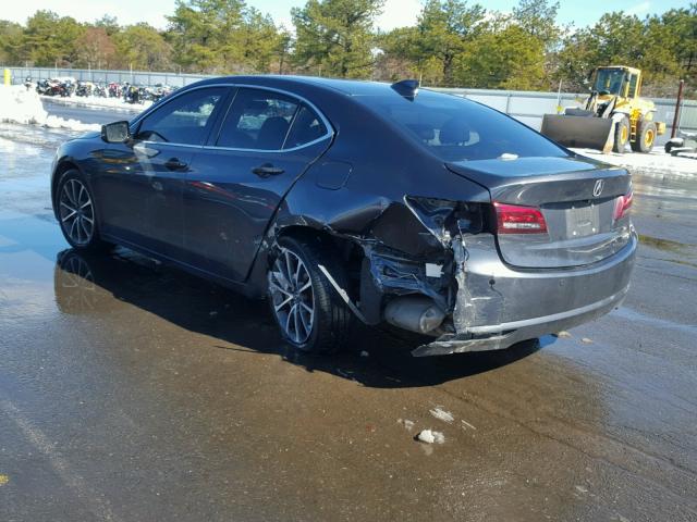 19UUB3F73FA008194 - 2015 ACURA TLX ADVANC Gris foto 3