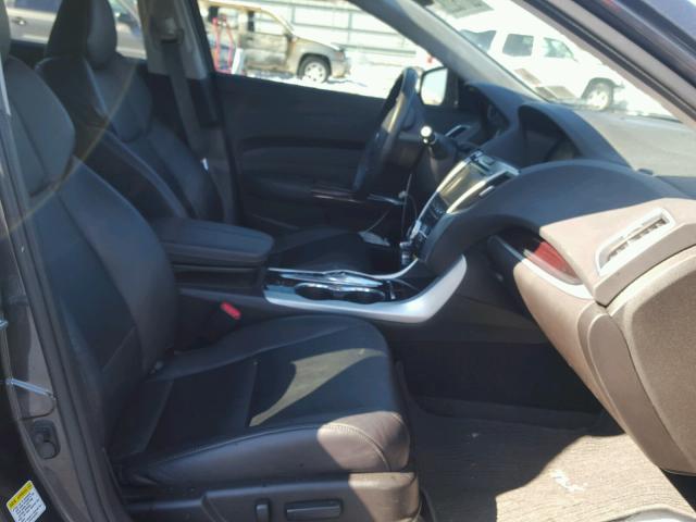 19UUB3F73FA008194 - 2015 ACURA TLX ADVANC Gris foto 5
