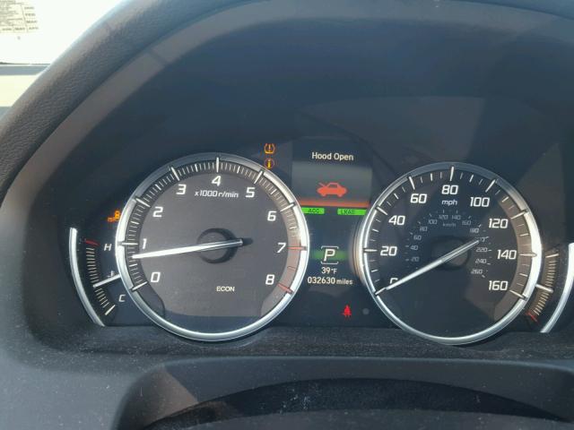 19UUB3F73FA008194 - 2015 ACURA TLX ADVANC Gris foto 8