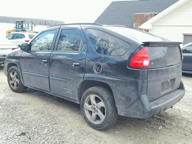 3G7DA03E95S515051 - 2005 PONTIAC AZTEK BLACK photo 3