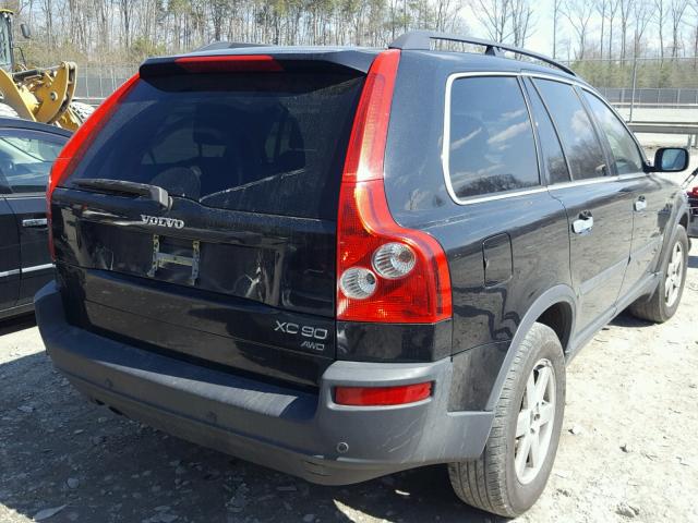 YV1CZ59H441094726 - 2004 VOLVO XC90 BLACK photo 4