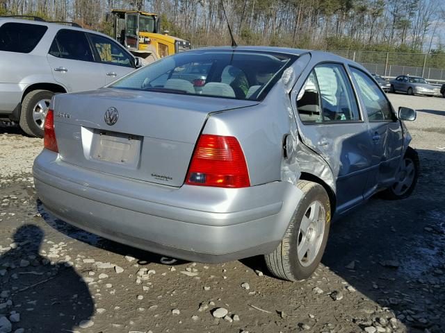 3VWSK69MX2M178409 - 2002 VOLKSWAGEN JETTA GLS SILVER photo 4