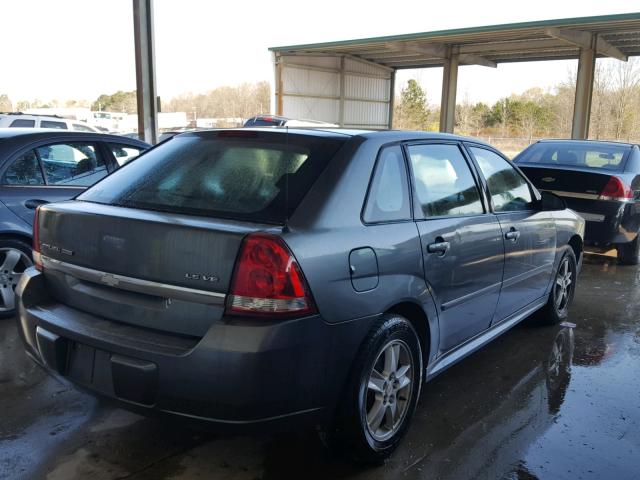 1G1ZT64874F184172 - 2004 CHEVROLET MALIBU MAX GRAY photo 4