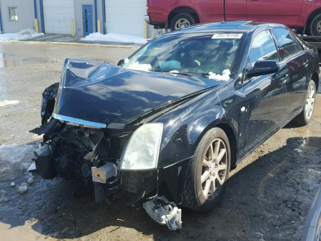 1G6DC67A650210235 - 2005 CADILLAC STS BLACK photo 2