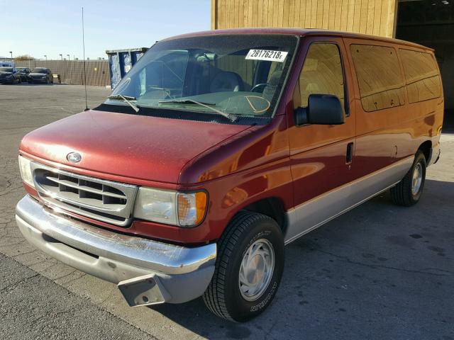 1FMRE1126XHB95186 - 1999 FORD ECONOLINE MAROON photo 2