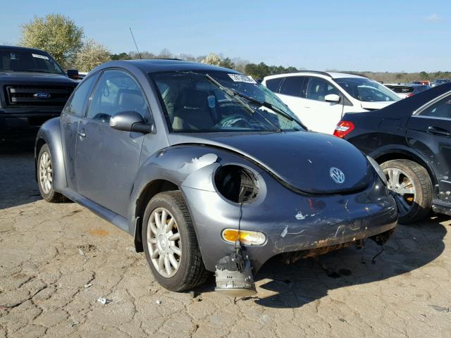 3VWCR31C04M413551 - 2004 VOLKSWAGEN NEW BEETLE GRAY photo 1