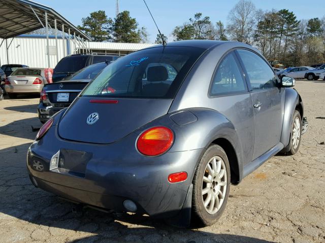 3VWCR31C04M413551 - 2004 VOLKSWAGEN NEW BEETLE GRAY photo 4