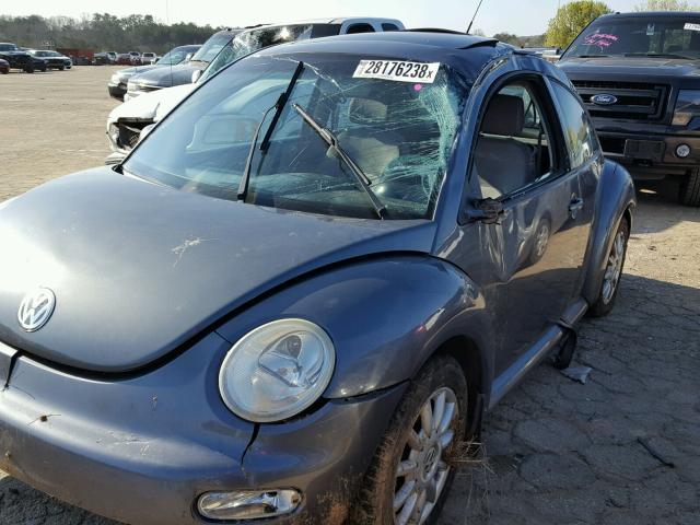 3VWCR31C04M413551 - 2004 VOLKSWAGEN NEW BEETLE GRAY photo 9