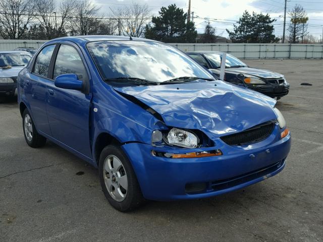 KL1TD56656B549949 - 2006 CHEVROLET AVEO BASE Mavi fotoğraf 1