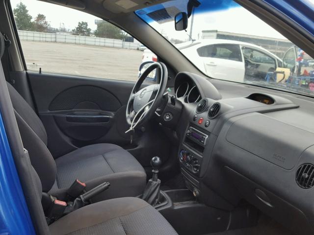 KL1TD56656B549949 - 2006 CHEVROLET AVEO BASE Mavi fotoğraf 5