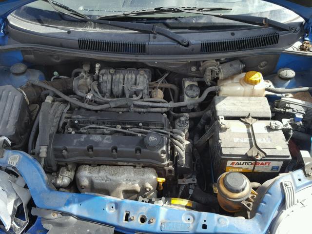 KL1TD56656B549949 - 2006 CHEVROLET AVEO BASE Mavi fotoğraf 7