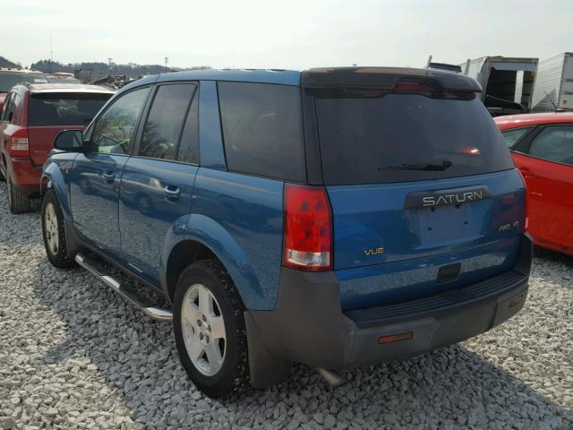 5GZCZ63465S813583 - 2005 SATURN VUE BLUE photo 3