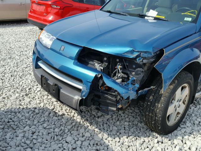 5GZCZ63465S813583 - 2005 SATURN VUE BLUE photo 9