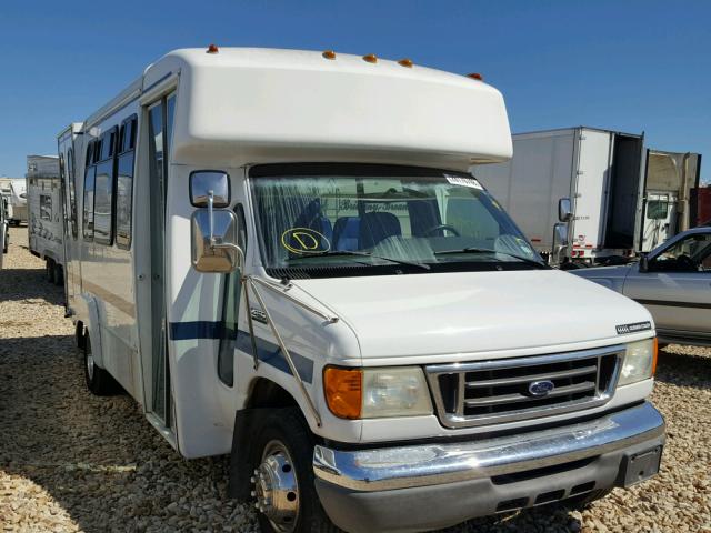 1FDXE45S26HA71515 - 2006 FORD ECONOLINE WHITE photo 1